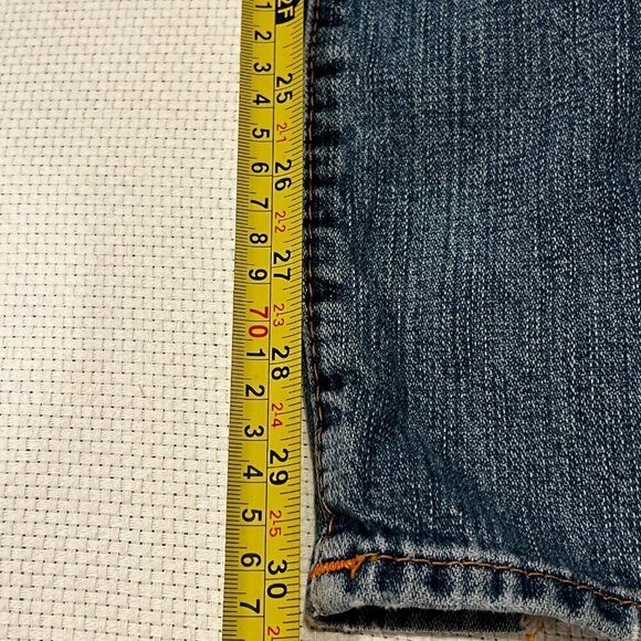 Vintage Y2K True Religion Jeans sz 36 Button Fly Distressed Grunge (READ) - Picture 7 of 12